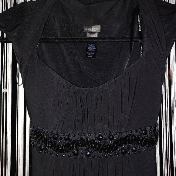Bisou Bisou Women's Black Beaded Dress - Picture 4 of 4